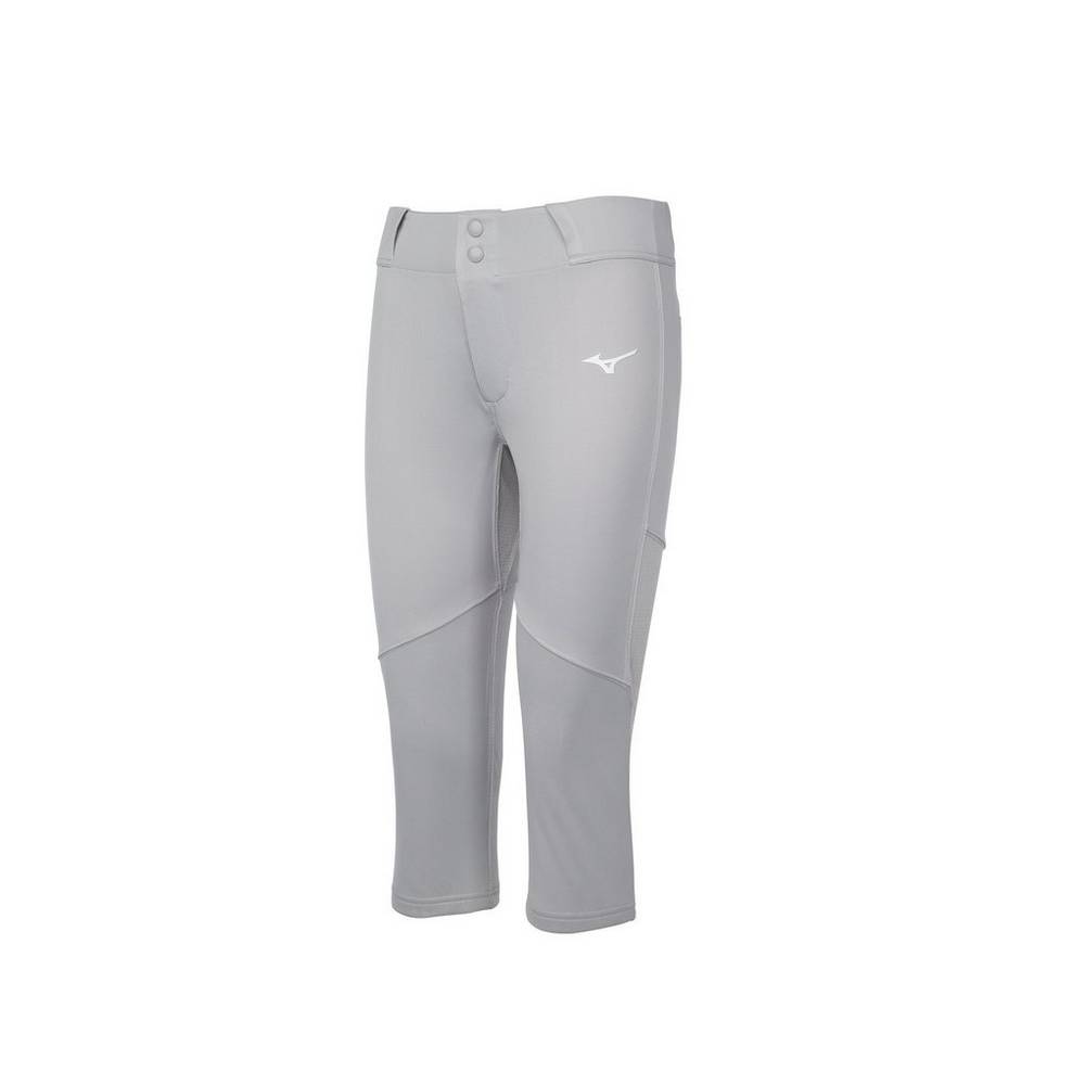 Pantalones Mizuno Aero Vent Mujer Gris Ofertas YWJI-58264